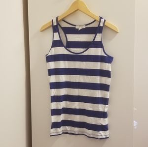 ❗❗3/$20 White and Blue Striped Tank